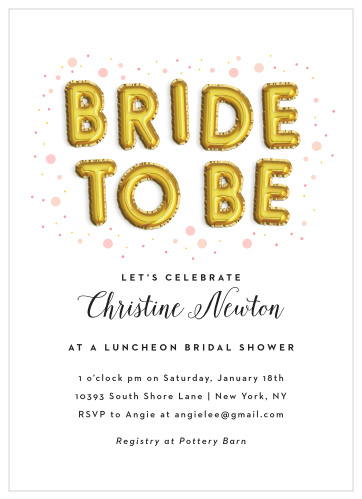 Our Celebration Decoration Bridal Shower Invitations are the perfect way to surround yourself with your friends and family for your pre-wedding celebrations!