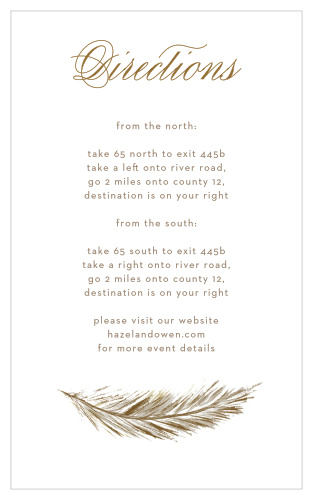 Falling Feathers Direction Cards