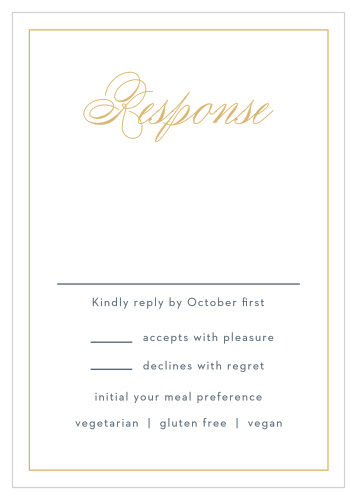 Falling Feathers Foil Response Cards