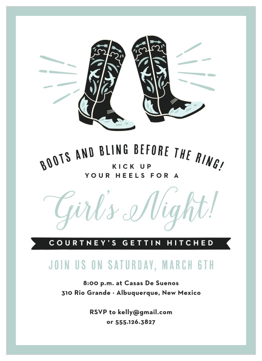Yeehaw! Your girl is getting married, but there’s still time for one last roll in the hay before the big day.