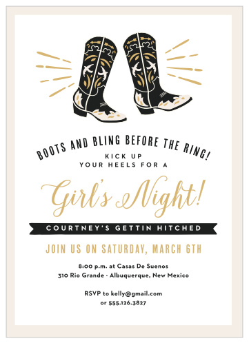 Yeehaw! Your girl is getting married, but there’s still time for one last roll in the hay before the big day.
