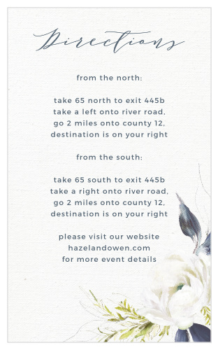 Oil Paint Textured Direction Cards