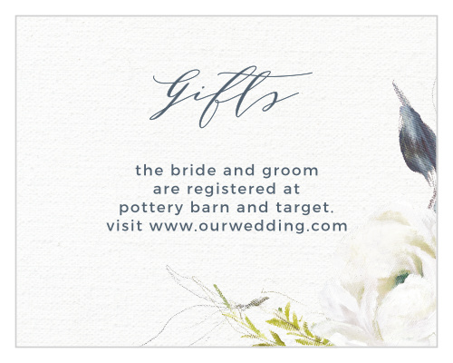 Oil Paint Textured Registry Cards