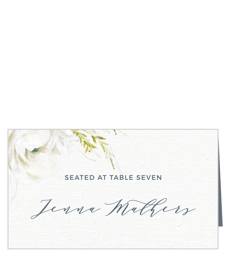 Oil Paint Textured Place Cards