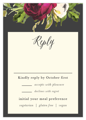Garden Romance Response Cards