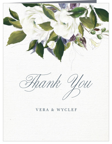 Elegant Aristocrat Wedding Thank You Cards