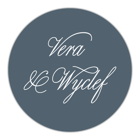 Elegant Aristocrat Wedding Stickers