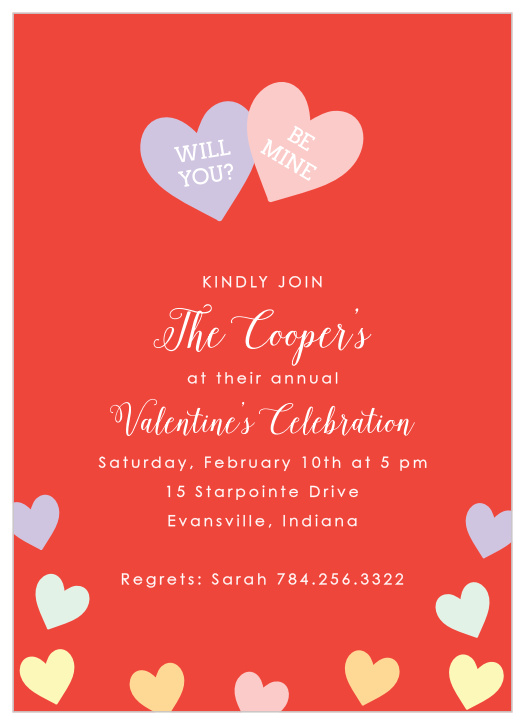 Make your Valentine's Day shindig one to remember with these sweet, candied cards! 