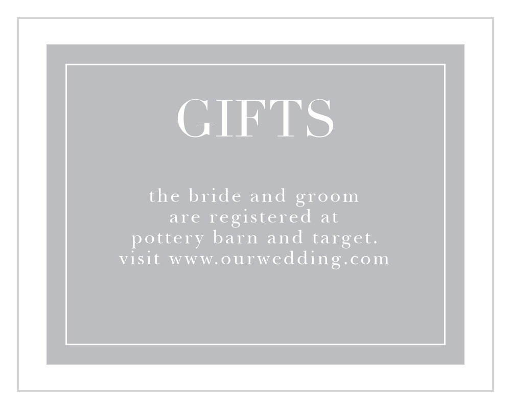 Darling Watercolor Registry Cards