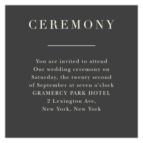 Rose Floristry Ceremony Cards