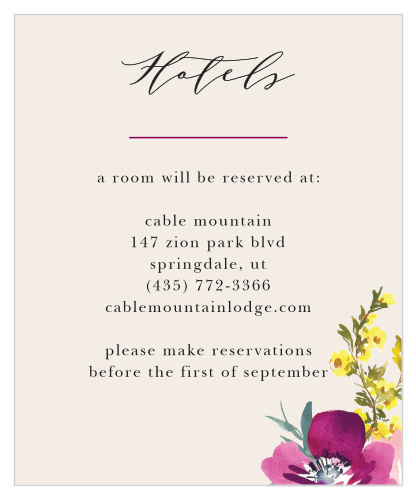 Mallow Accommodation Cards
