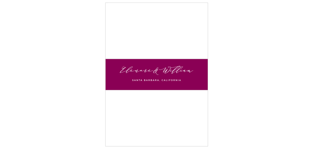 Mallow Wedding Belly Bands