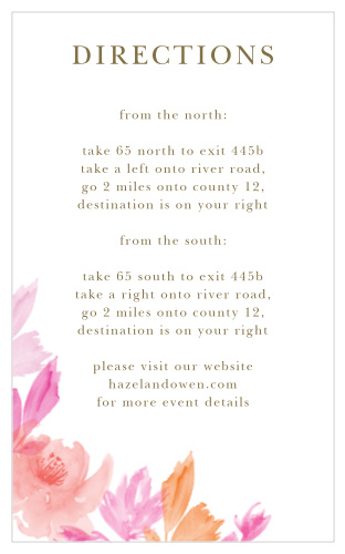Water Rose Direction Cards