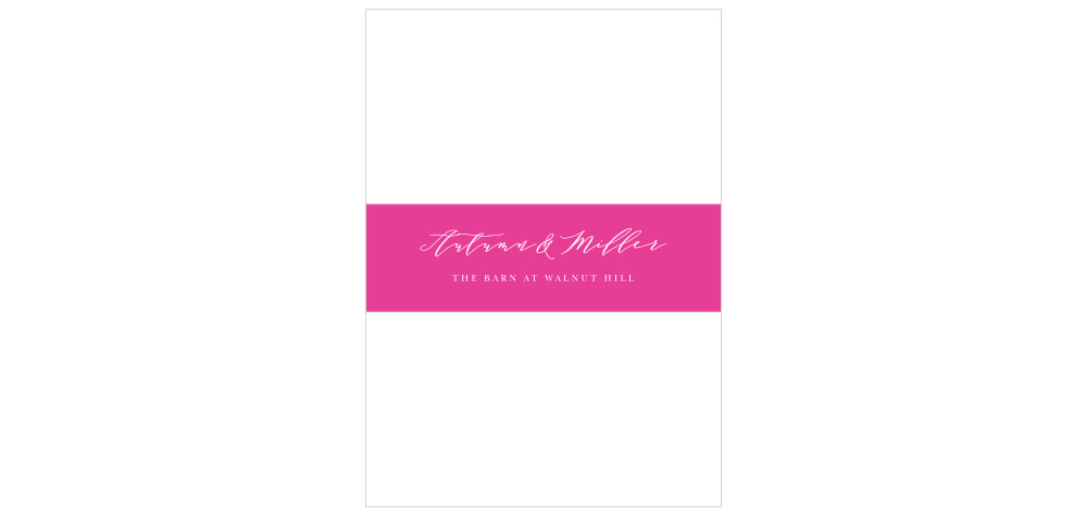 Water Rose Wedding Belly Bands