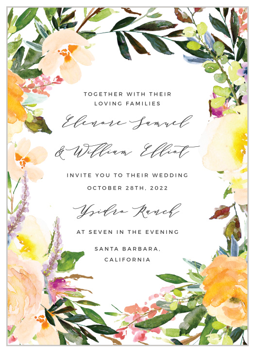 Your guests will adore the Willow Wreath Wedding Invitations once they receive them.