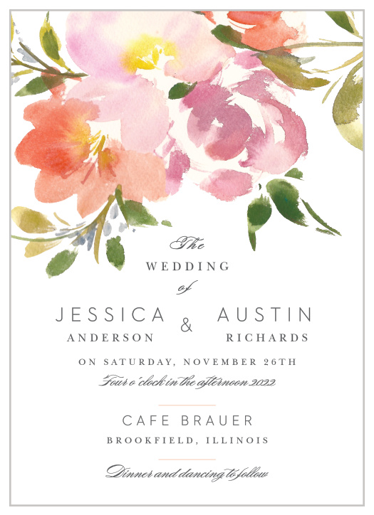 Floral Felicity Wedding Invitations