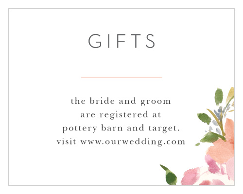 Floral Felicity Registry Cards