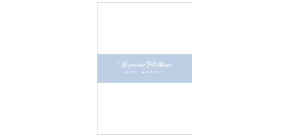 Subtle Fleuriste Wedding Belly Bands
