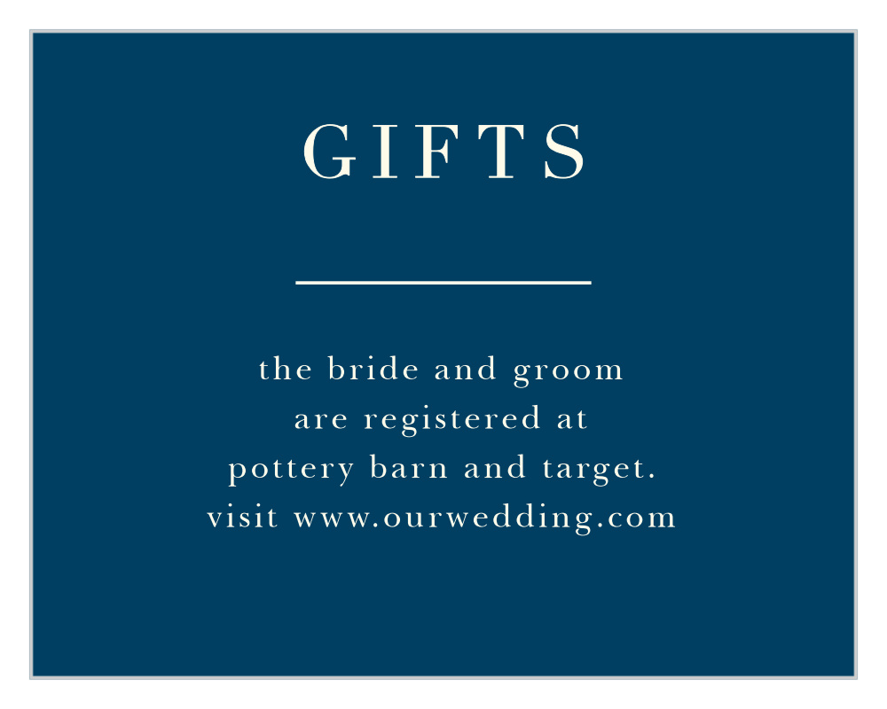 Heliotrope Blooms Registry Cards