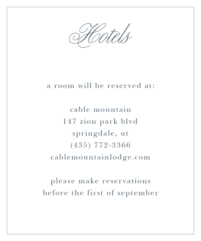 Olive Leaves Accommodation Cards