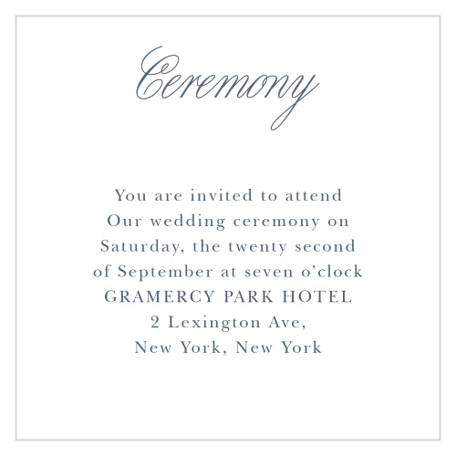 Olive Leaves Ceremony Cards