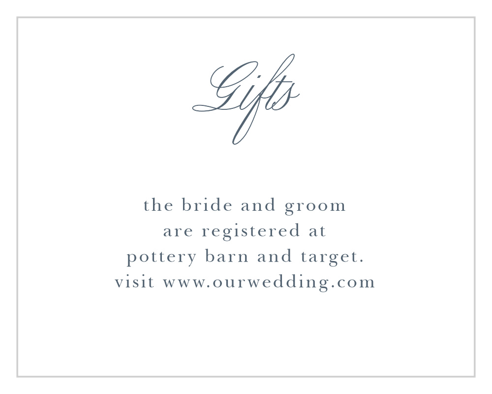 Olive Leaves Registry Cards