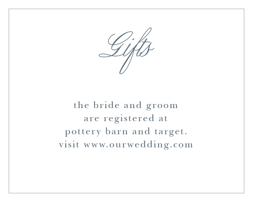 Olive Leaves Registry Cards