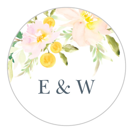 Melodious Melanie Wedding Stickers