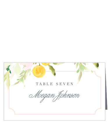 Melodious Melanie Place Cards