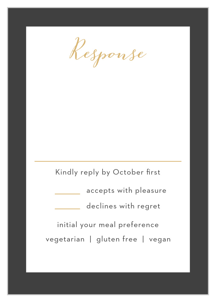Fleur Magnifique Foil Response Cards