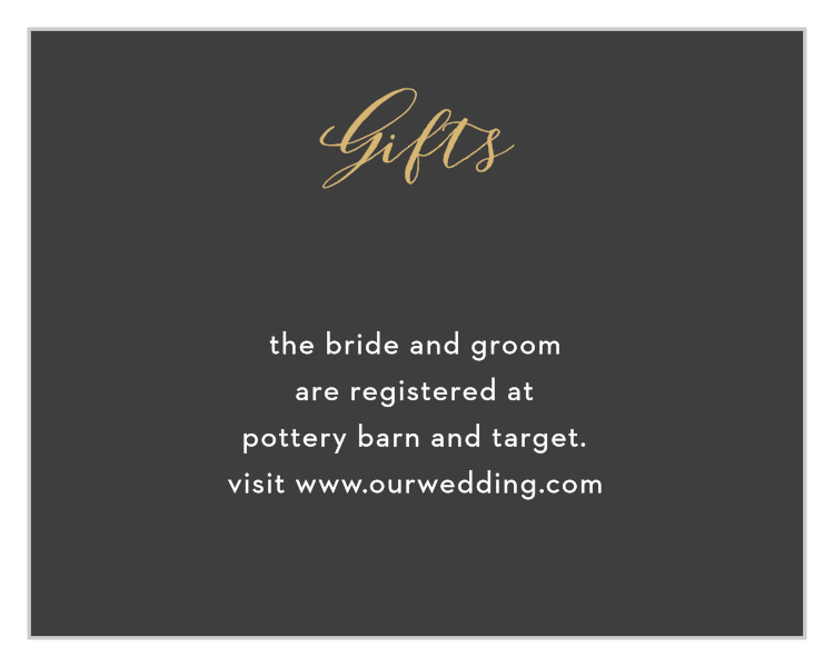 Fleur Magnifique Foil Registry Cards