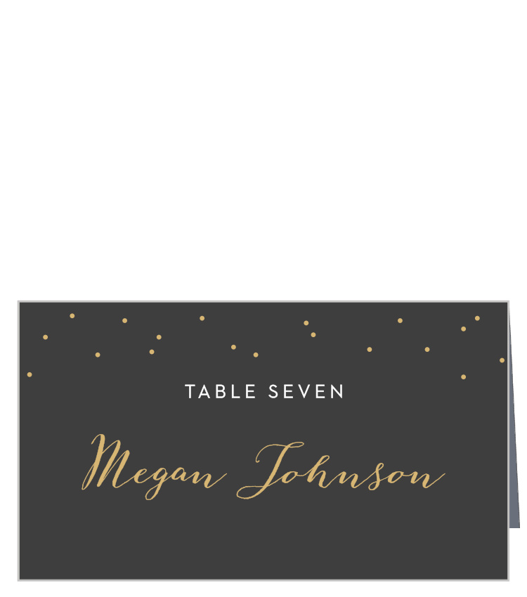 Fleur Magnifique Foil Place Cards