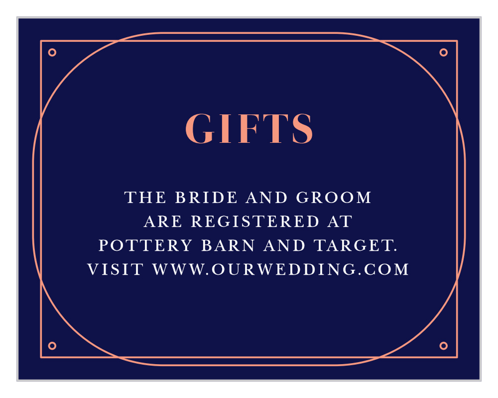 Royal & Rose Registry Cards