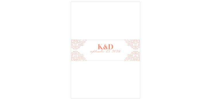 Royal & Rose Wedding Belly Bands