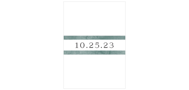 Formal Ticket Wedding Belly Bands