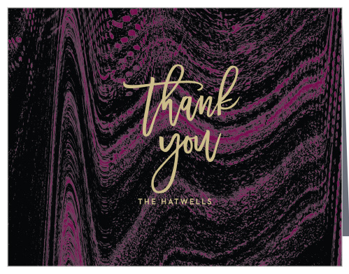 Lipstick & Louvre Wedding Thank You Cards