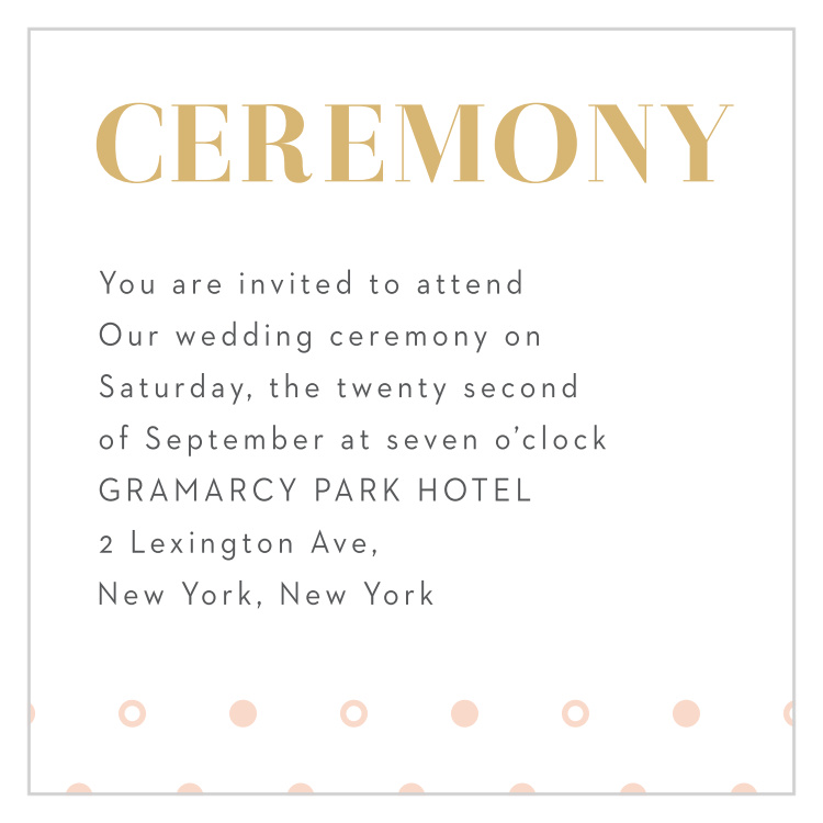 Sea Breeze Collage Ceremony Cards