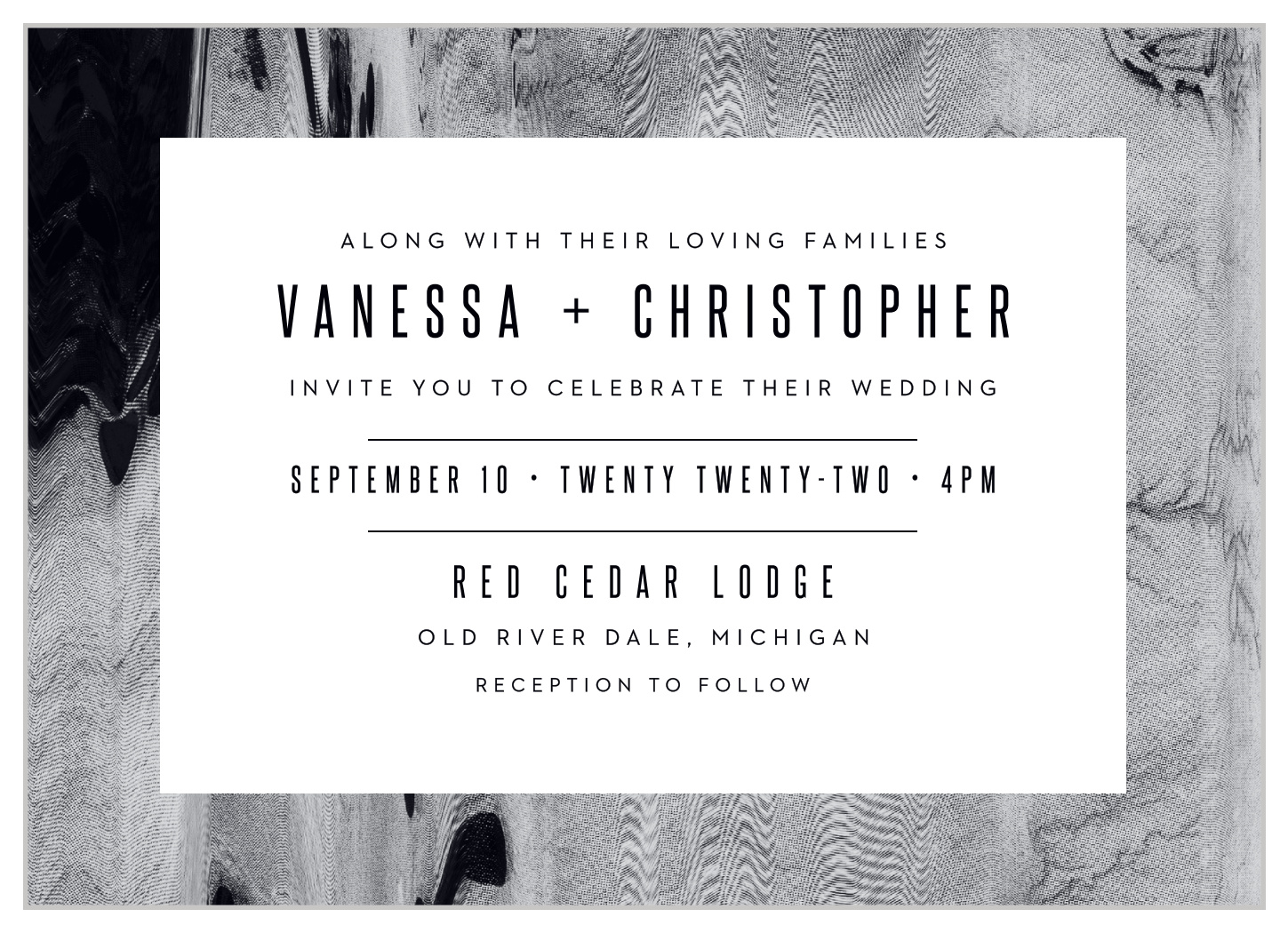 Museum Muse Wedding Invitations