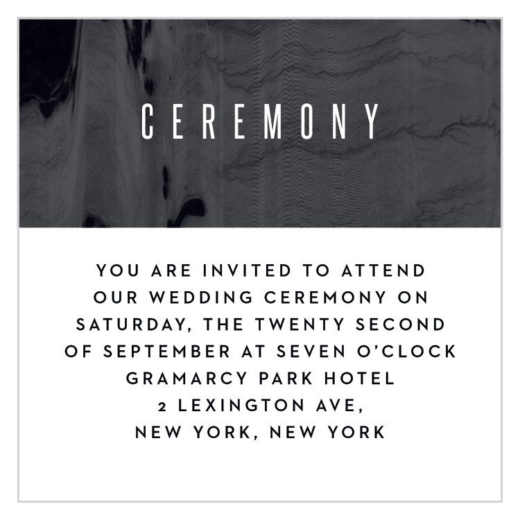 Museum Muse Ceremony Cards