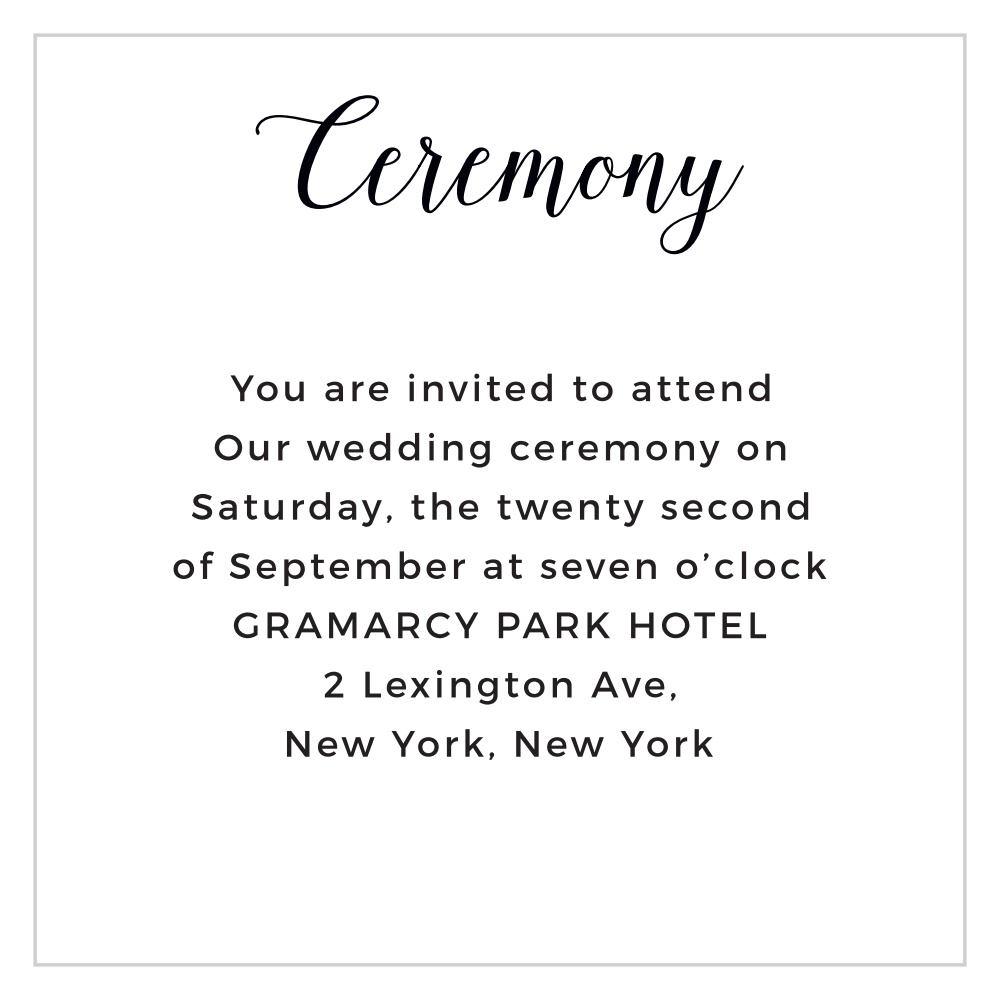 Beach Geek Ceremony Cards