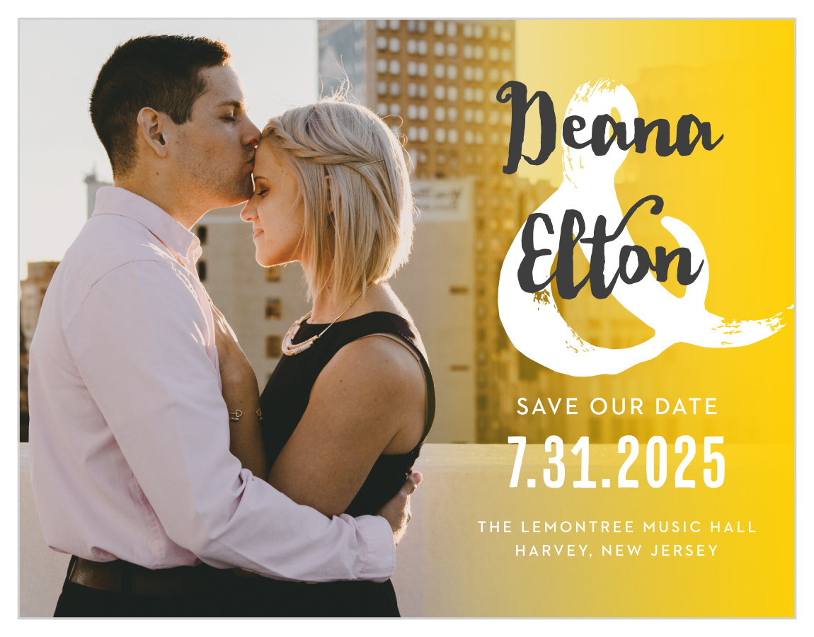 Big Ampersand Save the Date Magnets