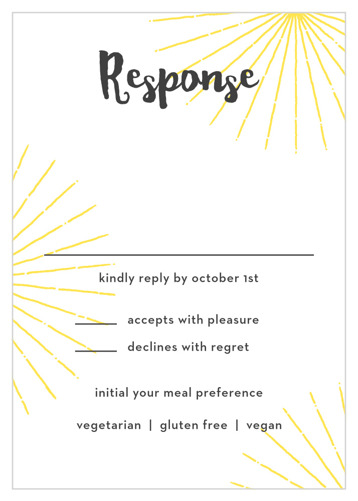 Big Ampersand Response Cards