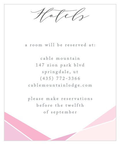 Playful Lines Accommodation Cards