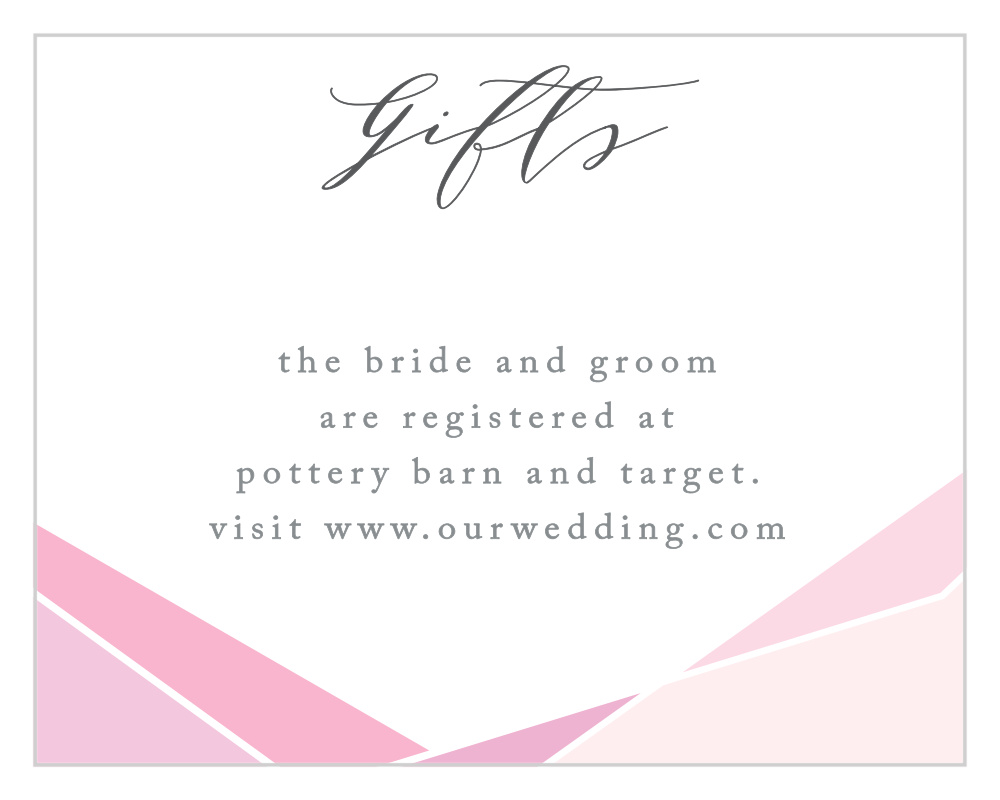 Playful Lines Registry Cards