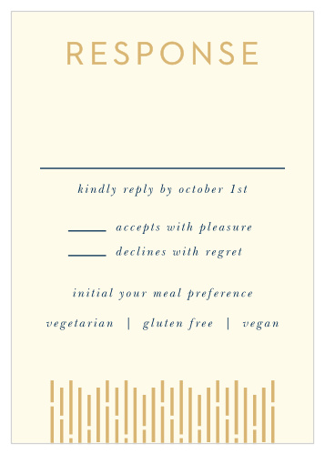 Lovely Lines Response Cards