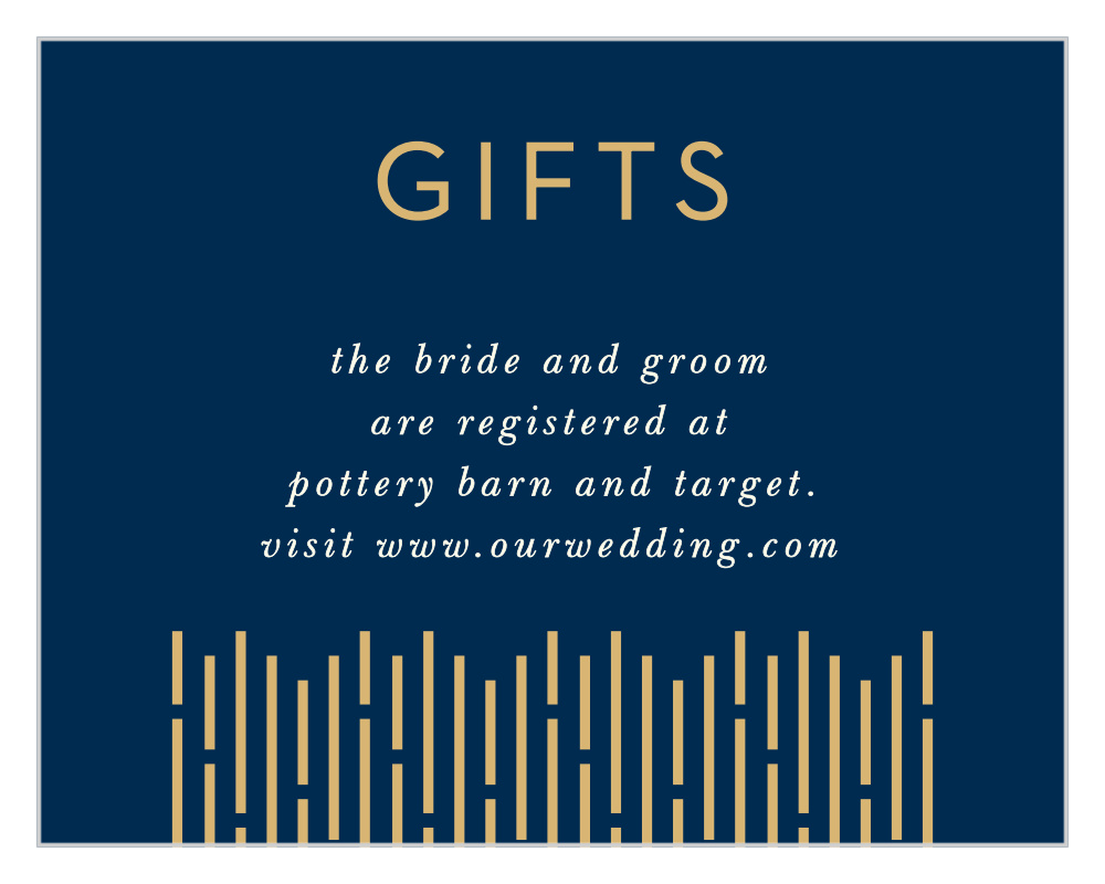 Lovely Lines Registry Cards