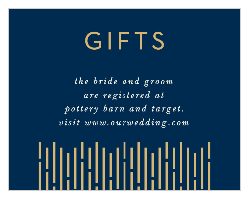 Lovely Lines Registry Cards