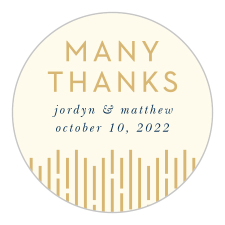 Lovely Lines Wedding Stickers