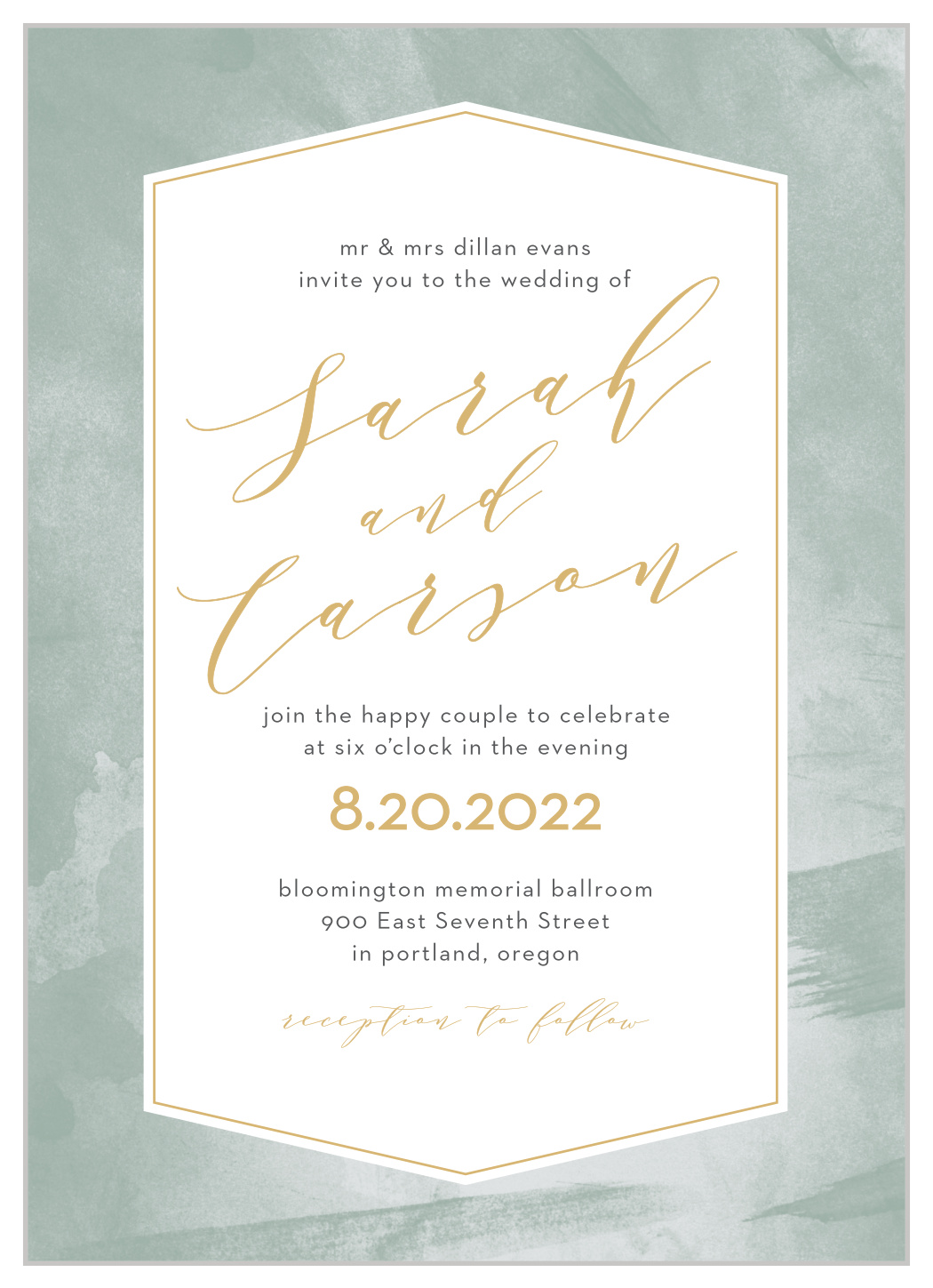 Blushing Love Wedding Invitations