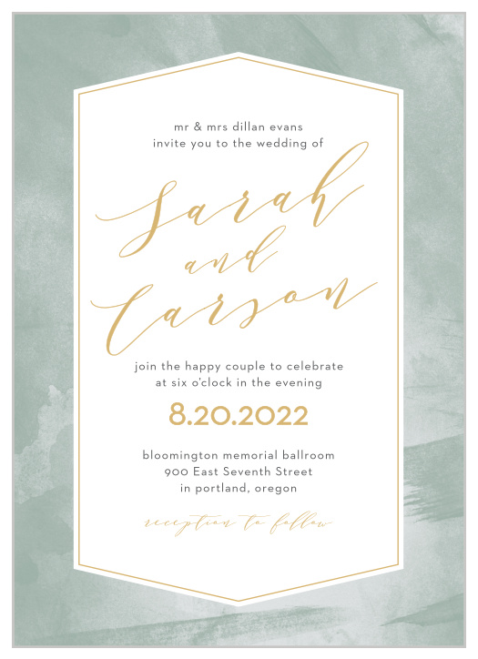 Enjoy the company of your friends and family when you use our Blushing Love Wedding Invitations to invite them.